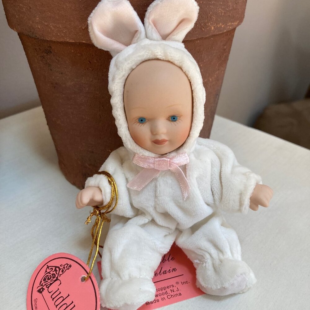 Vintage Porcelain Bunny Doll